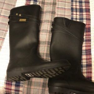 Tommy Hillfiger Black rain boots